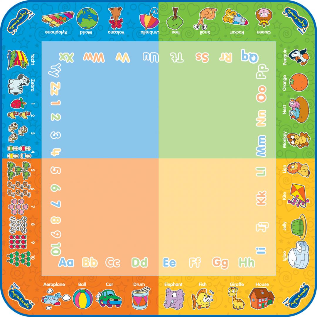 Set Aquadoodle Covor Desenat - Joc Educativ Creativ - imagine 4