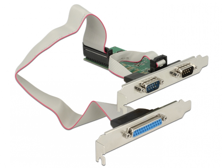 Placă PCI Express RS232 & Paralel Delock