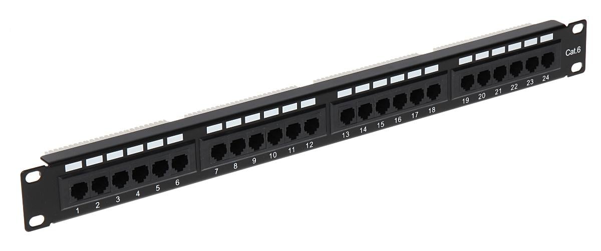 Patch Panel Safer CAT6 24 Porturi Rackabil