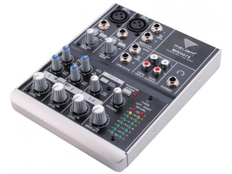 Mixer Audio Azusa MIK0075 4 Canale Profesional