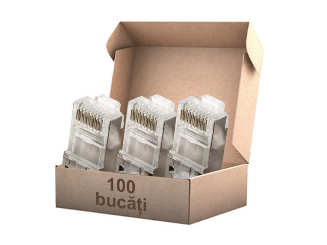 Set 100 Mufe RJ45 Safer - Conexiuni Profesionale