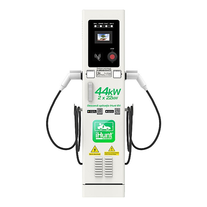 Statie de incarcare iHunt EV 44 kW 2 x Type 2