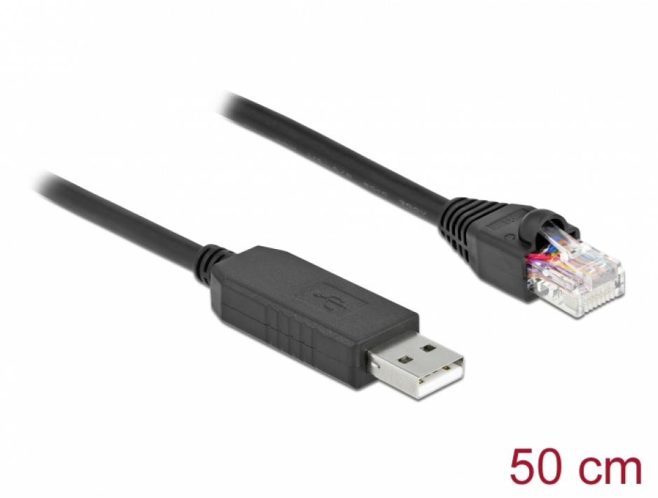 Cablu USB la Serial RS-232 Cisco, 0.5m, Delock