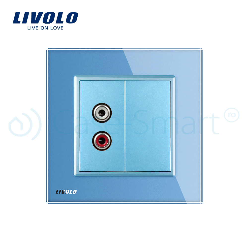 Priză Audio Livolo cu Rămă Sticlă - imagine 15