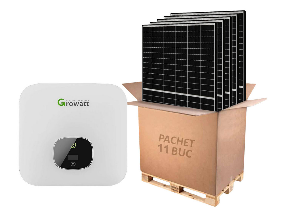 Growatt Kit Solar 5kW - Economie Energie - imagine 1