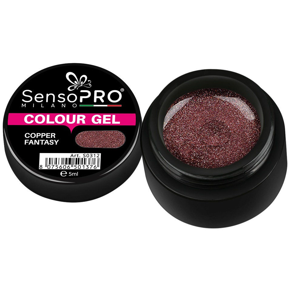 Gel UV Copper Fantasy 5ml SensoPRO Milano