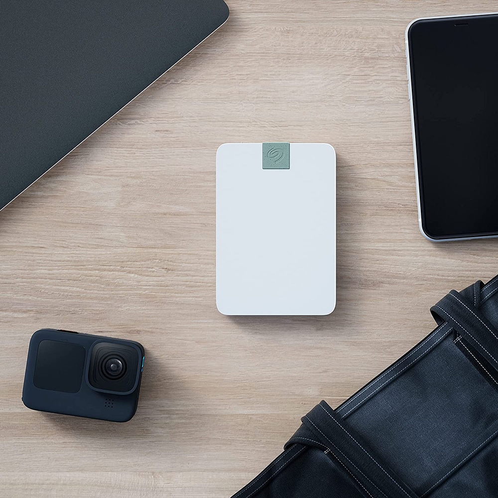 Hard Disk Extern Seagate Ultra Touch 2TB USB 3.0 Alb - imagine 3