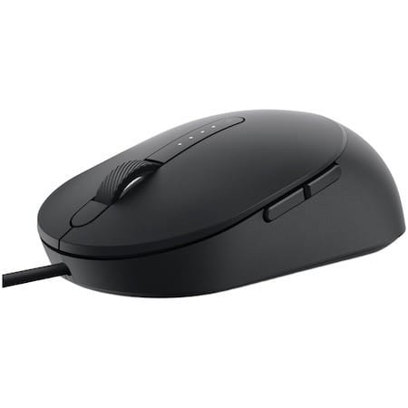 Mouse Dell MS3220 Wired Laser 3200 DPI Negru - Precizie Profesională - imagine 2