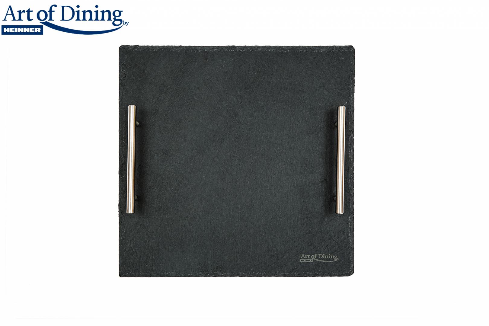 Platou Ardezie Heinner 30x30 cm Manere Inox - Cooking Line - imagine 2