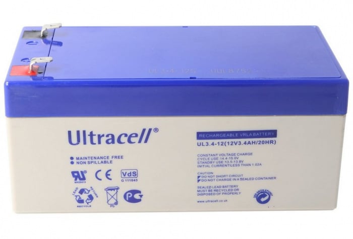 Acumulator Ultracell 12V 3.4Ah Fiabil