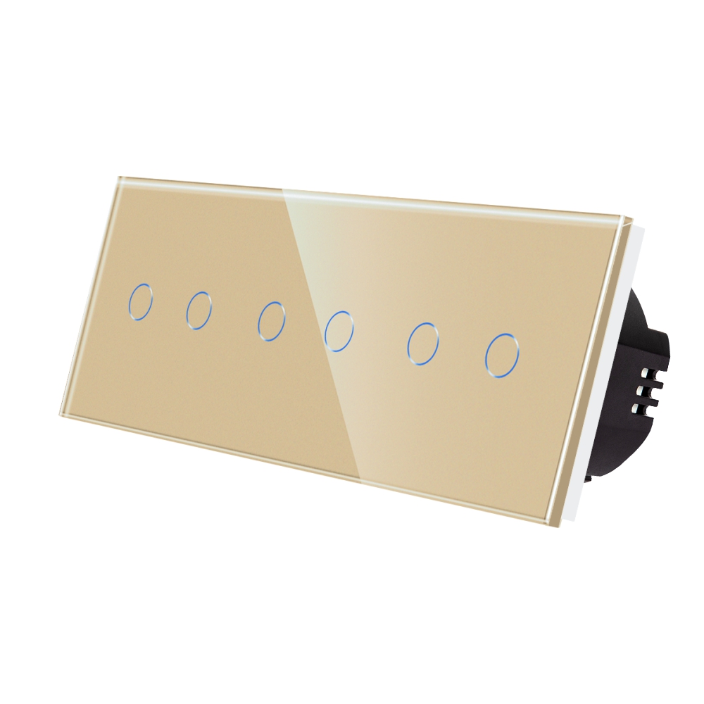 Intrerupator Touch Sticla LUXION, 3 Module IP45 - imagine 9