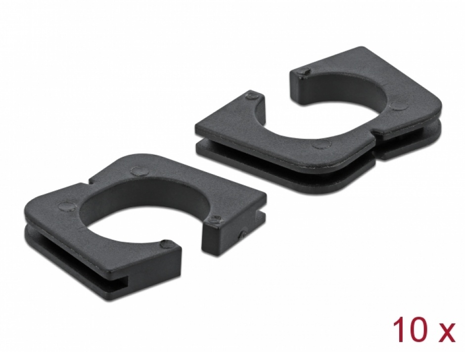 Set 10 Bucse Protecție Cablu Delock, Grommets 9.3mm