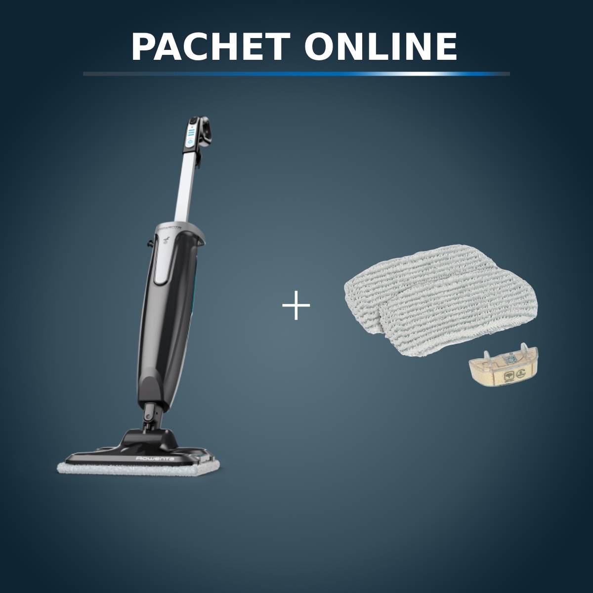 Rowenta Mop cu Abur + Filtru Anticalcar | Curățare Profundă