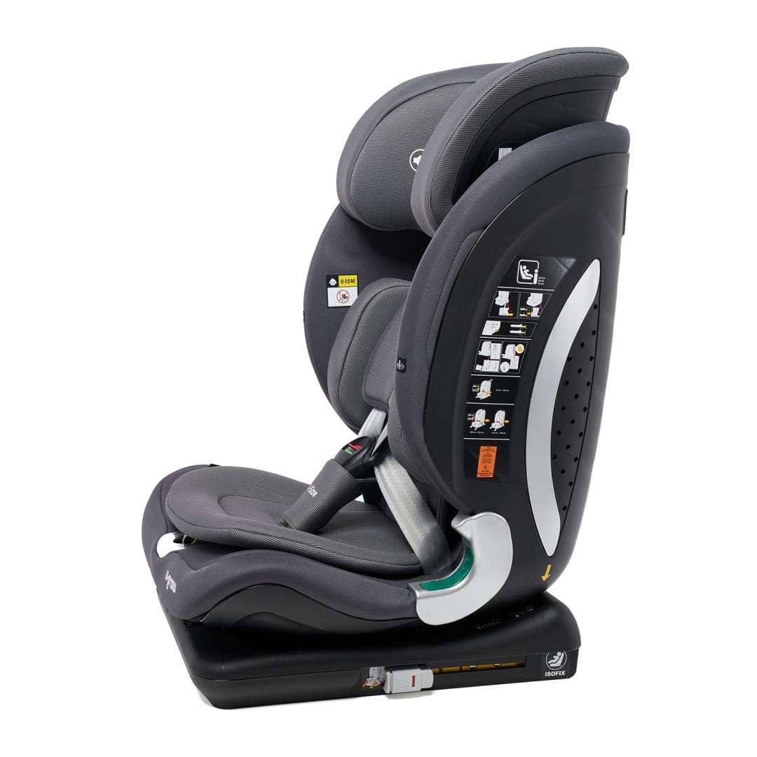 Scaun Auto U-GROW Goldfix Plus Isofix Gri Bluetooth - imagine 14