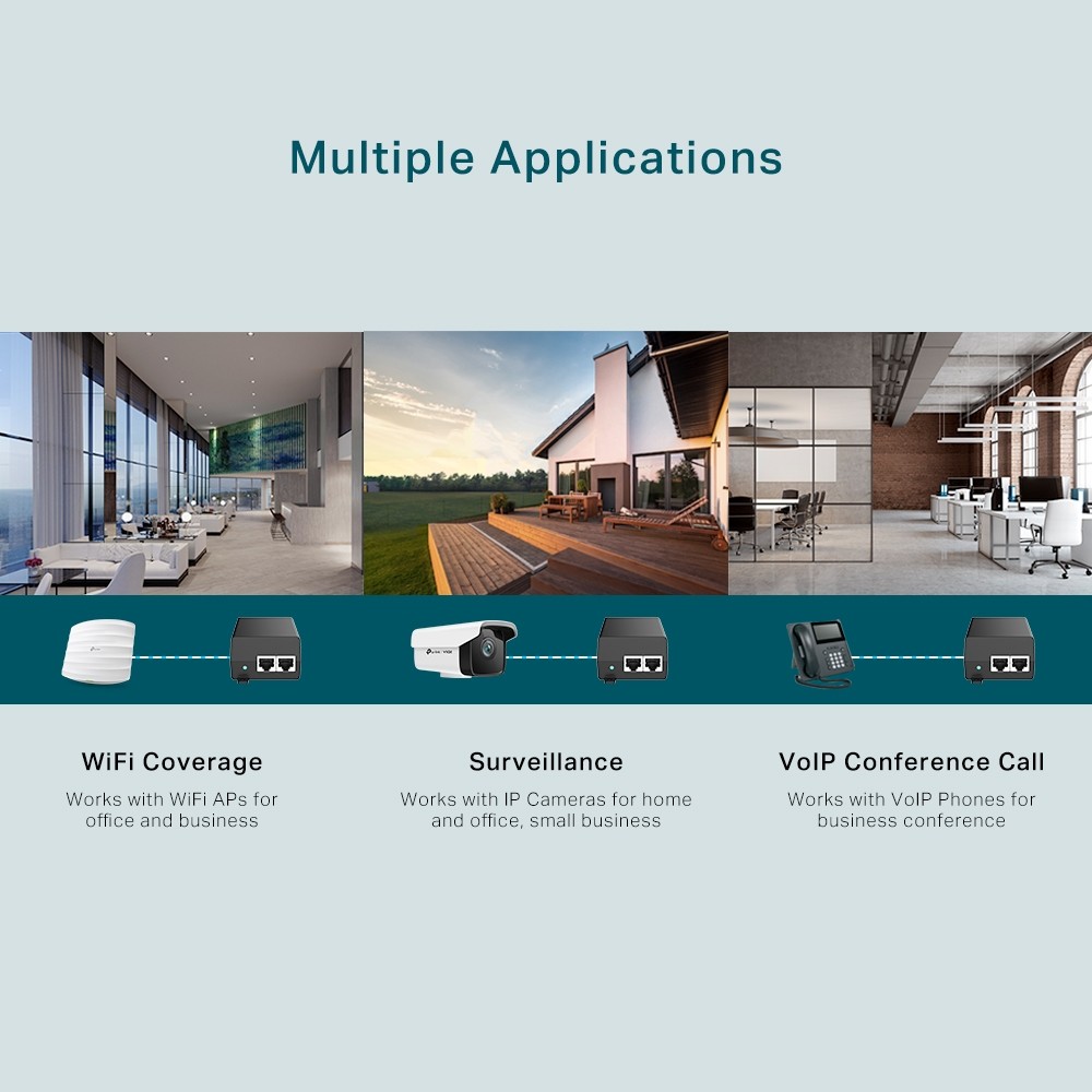 Injector PoE+ Gigabit 30W TP-Link TL-PoE160S - imagine 5