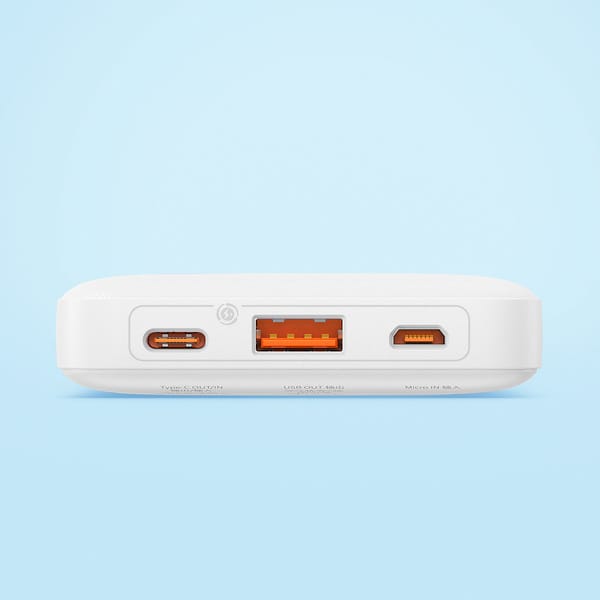 Baterie externă Baseus Airpow 10000mAh 20W USB-C Alb - imagine 11