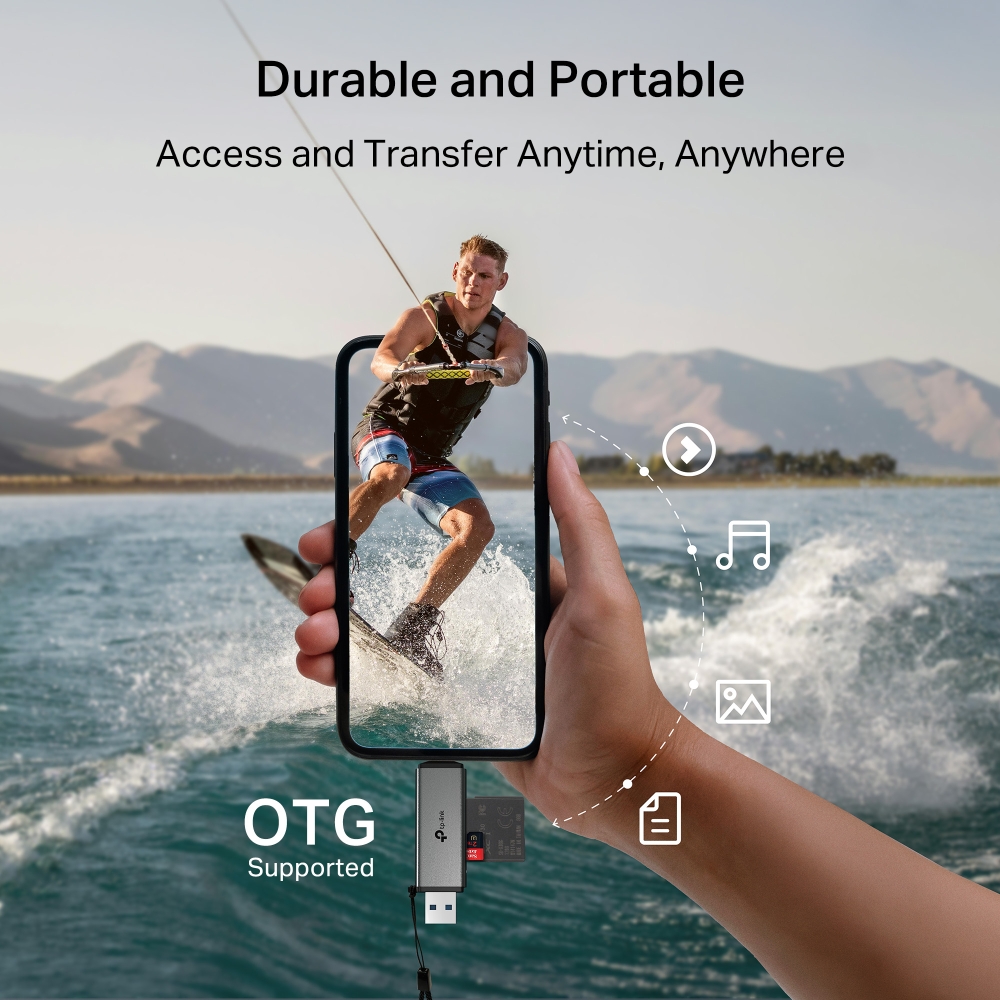 Cititor de carduri TP-LINK UA430D USB 3.0 Type-C și A SD microSD - imagine 7