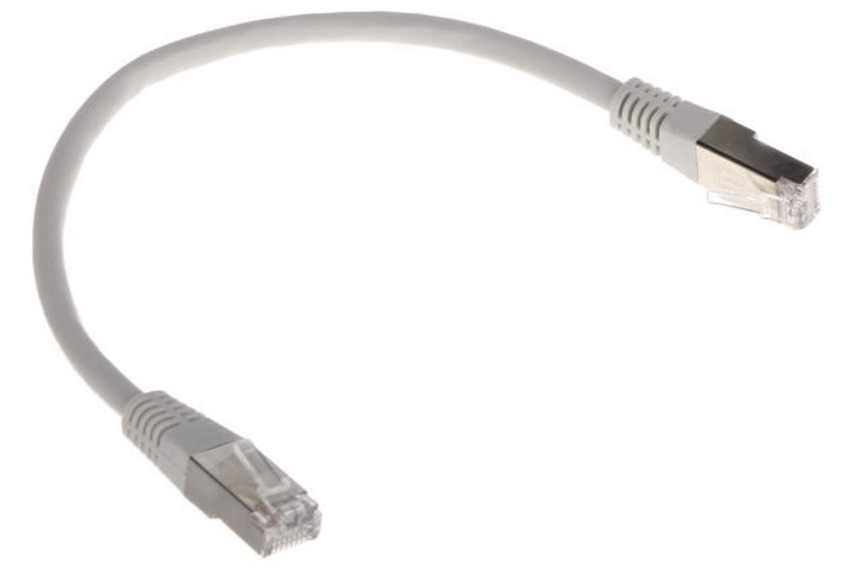 Patchcord Cat6 S/FTP Spacer 0.25m Alb