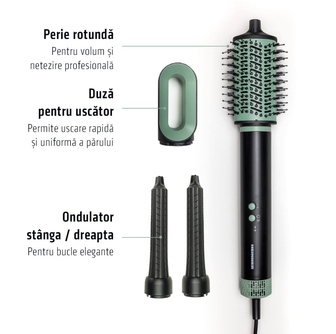 Aparat Coafat Profesional Heinner 1500W - Motor BLDC și Ionizare - imagine 10