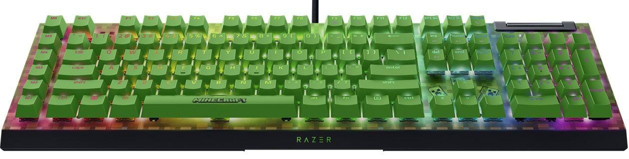 Tastatura Gaming Razer BlackWidow V4 X Minecraft Edition - imagine 3