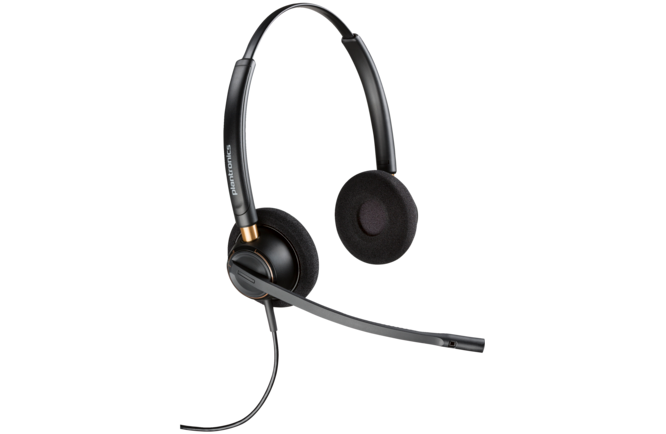 Căsti Poly EncorePro 520 Binaural Quick Disconnect Profesionale