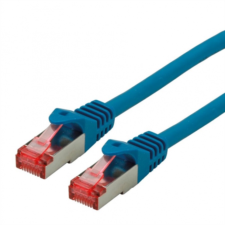 Cablu Roline SFTP Cat 6 LSOH Bleu 0.3m
