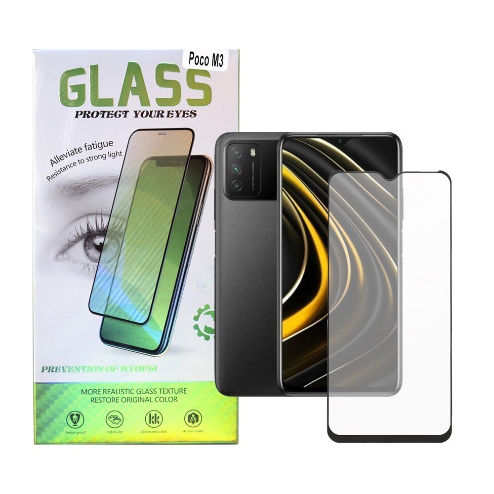 Folie Sticlă Spacer Pocophone M3 9H 9D - Protecție Totală
