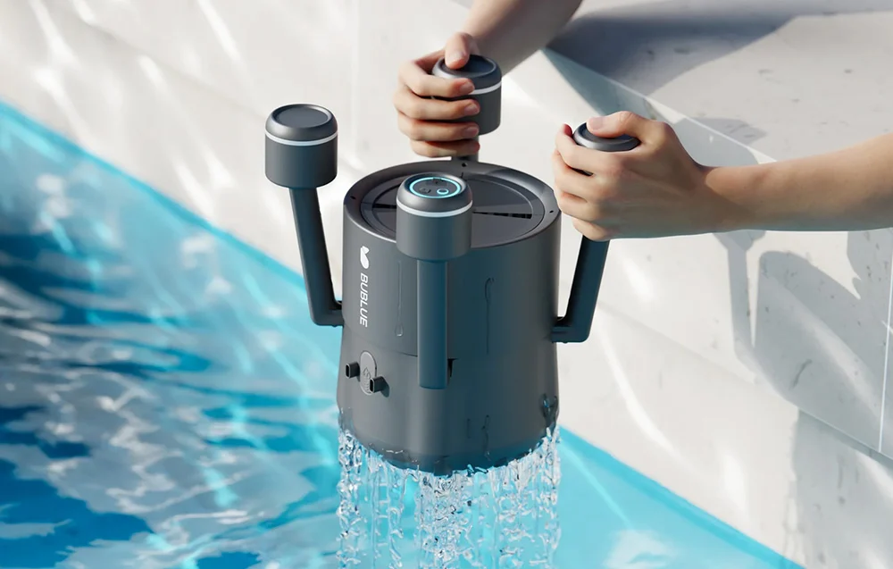 Robot curatare piscine BUBLUE F10 wireless, piscine pana la 50 m² - imagine 3