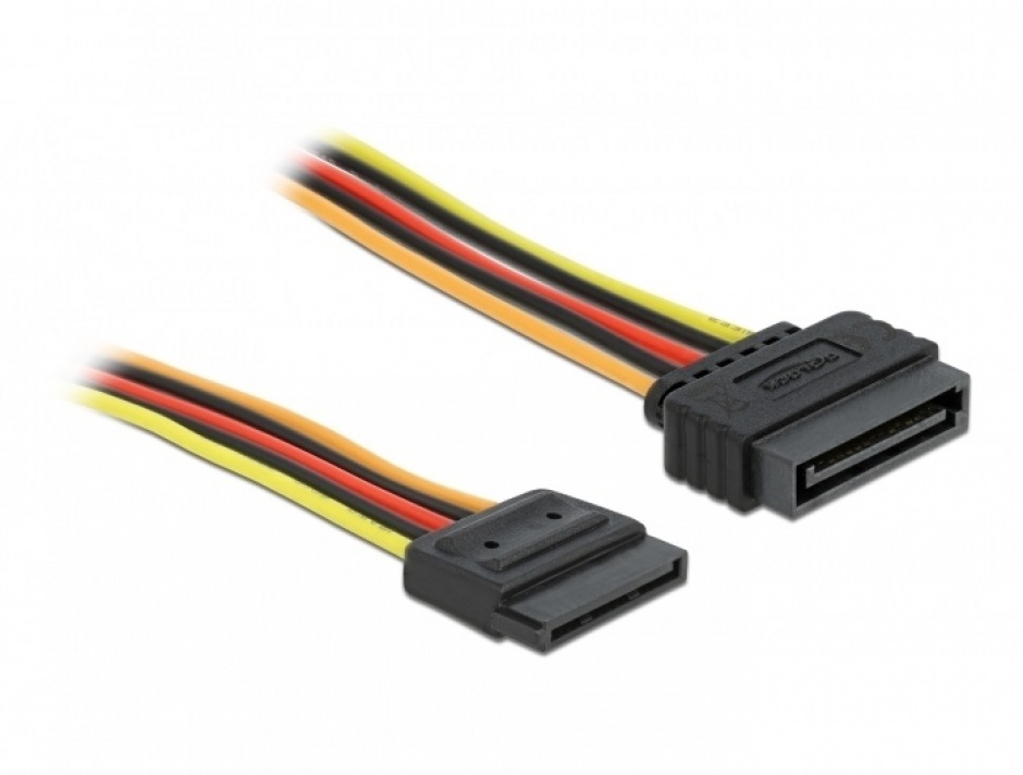 Cablu prelungitor SATA 15p 50cm Delock