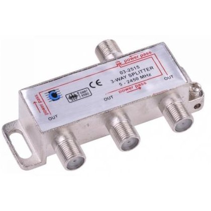 Spliter CATV 3 cai 5-2450 MHz Ted electric TED202927