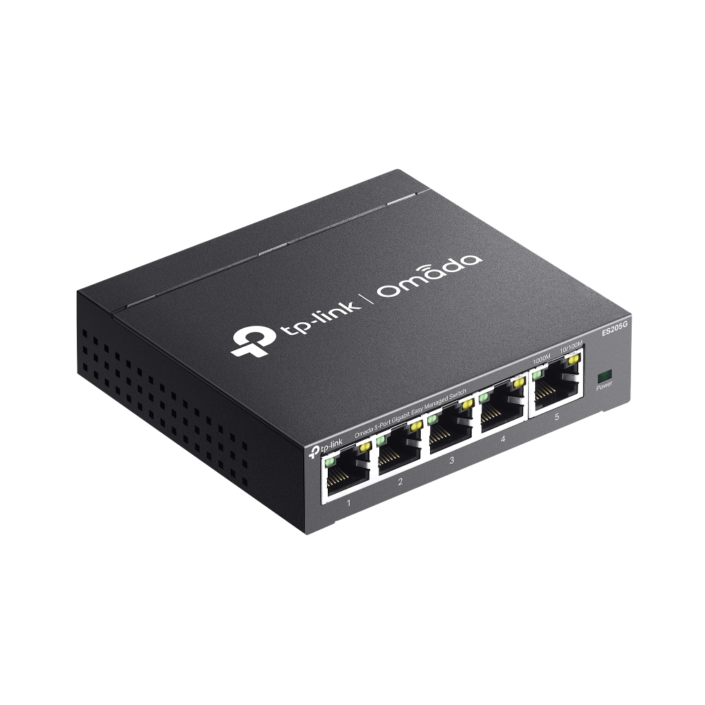 Switch TP-LINK Omada ES205G 5 Porturi Gigabit Easy Managed - imagine 4