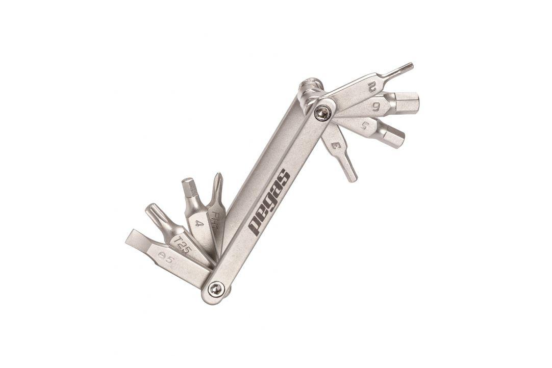 Mini Set Scule Pegas 8 in 1 Oțel Cr-V - Compact și Versatil - imagine 5