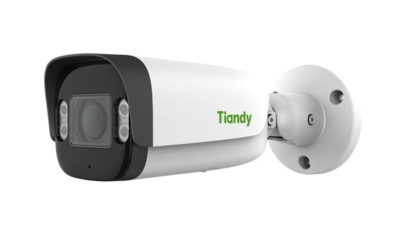 Camera supraveghere exterior Tiandy, 5MP, lentila motorizata, Color Maker, Tripwire, IR 80m, detectie AI, PoE, IP67, TC-C35US 3LHB-27135