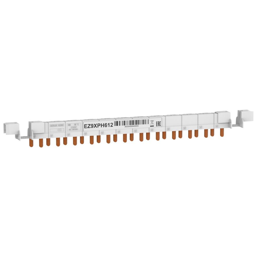 Pieptene 1P+N 12 Module Easy9 Schneider