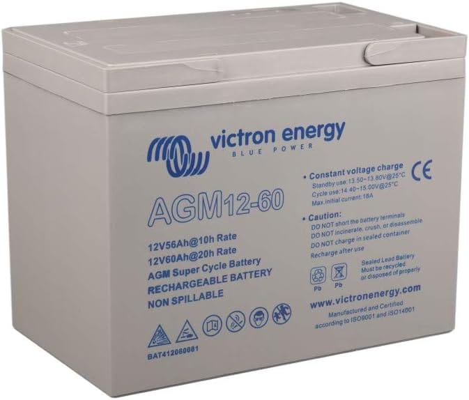 Acumulator Victron Energy Super Cycle AGM 12V 60Ah - 1000 Cicluri - imagine 5