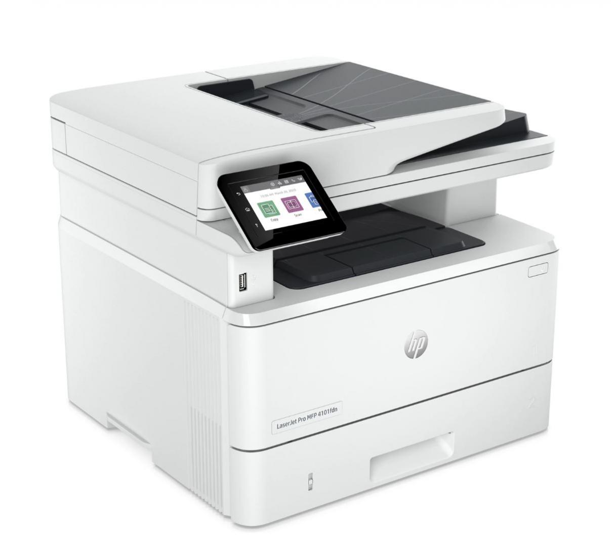 Multifunctional HP LaserJet 4102DW Laser Mono 40ppm WiFi - imagine 2