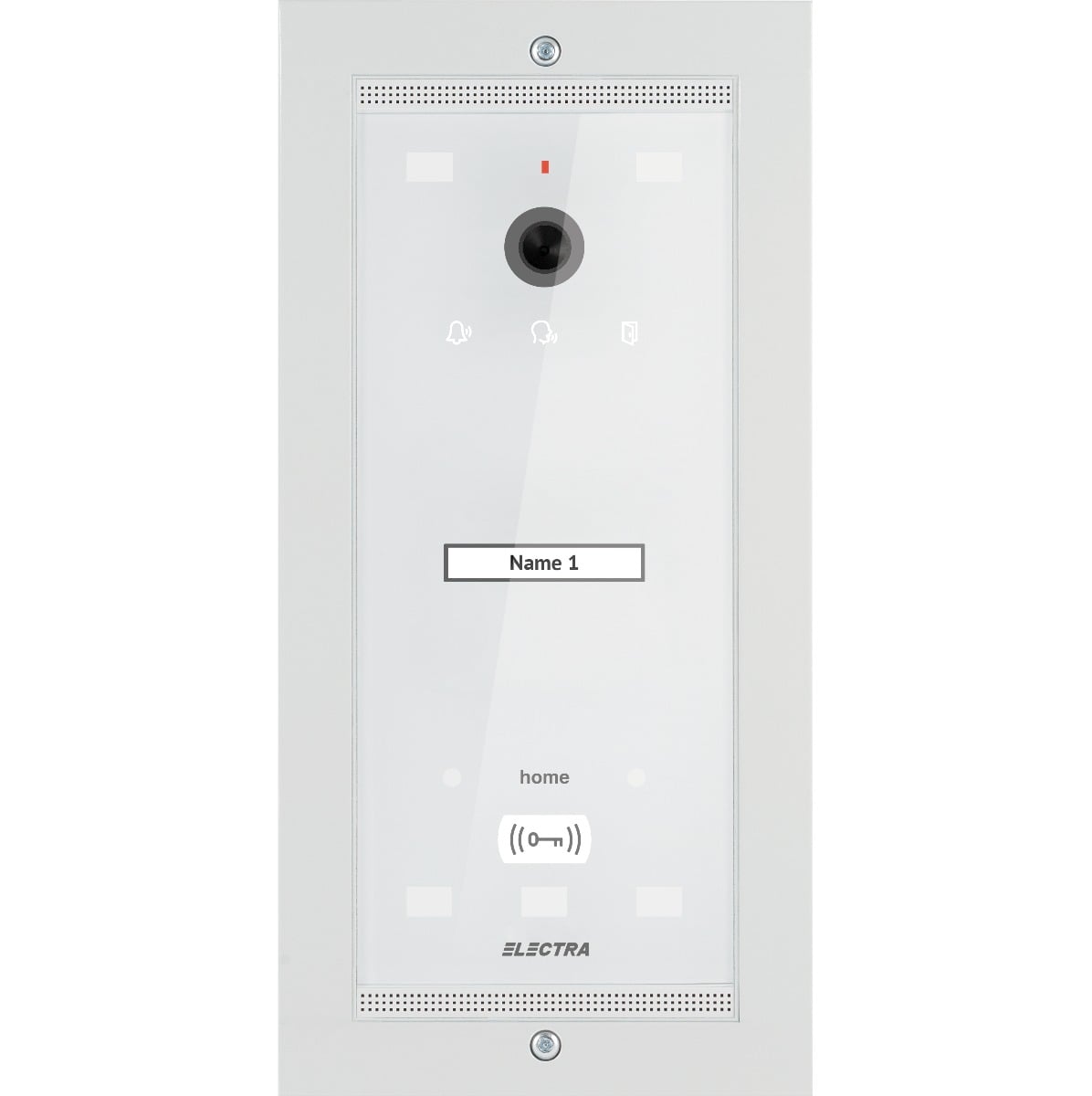 Panou Videointerfon Electra Exterior Incastrat Alb