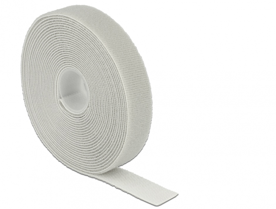 Rola cu arici gri 5m x 20mm, Delock, Reutilizabilă