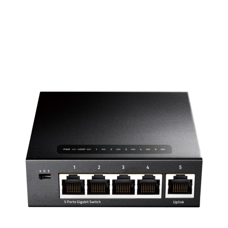 Switch Cudy 5-Port Gigabit - Rețea Stabilă și Rapidă - imagine 1