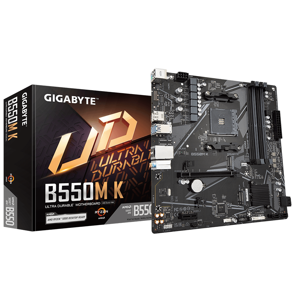 Placă de bază GIGABYTE B550M K AM4 DDR4 mATX - Performanță
