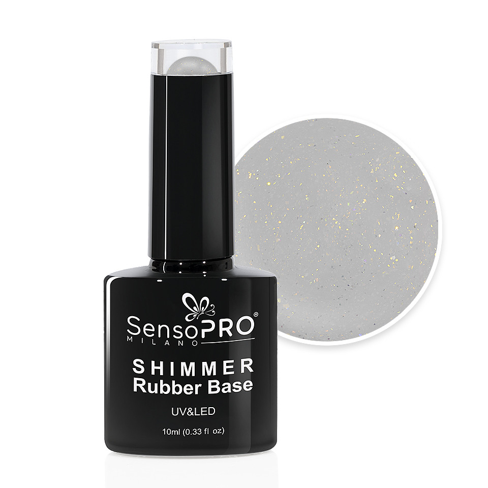 Shimmer Rubber Base SensoPRO #23 Natural Ivory 10ml