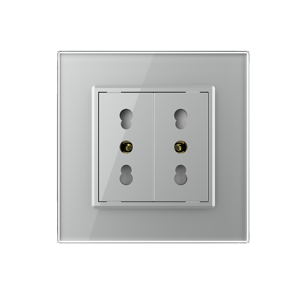 Priză Dublă Livolo Sticlă, Ignifugă - imagine 22