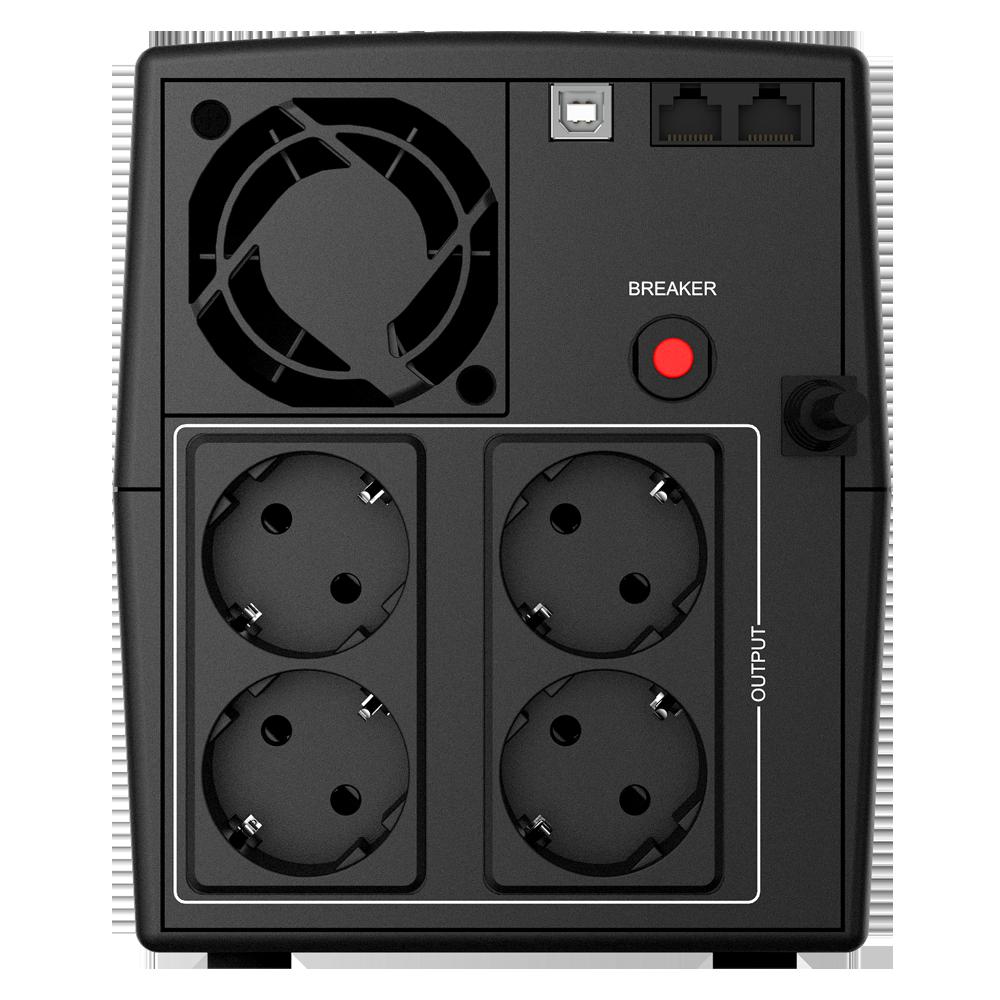 UPS nJoy Keen 1000 USB - 1000VA/600W cu AVR și Protecție - imagine 2