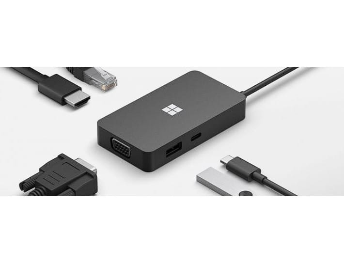 Microsoft Surface USB-C Travel Hub - Docking Station Portabilă - imagine 5