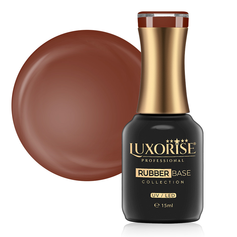 Rubber Base LUXORISE Rusted Romance 15ml - Flexibilă