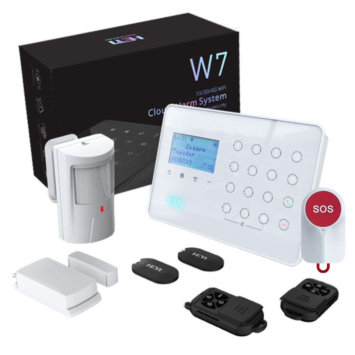 Kit Alarma Heyi 3G/4G cu Control Mobil