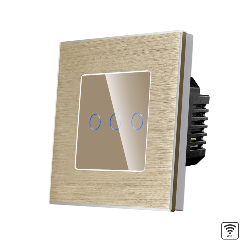 Intrerupator Triplu Wi-Fi Touch Sticla LUXION - imagine 9