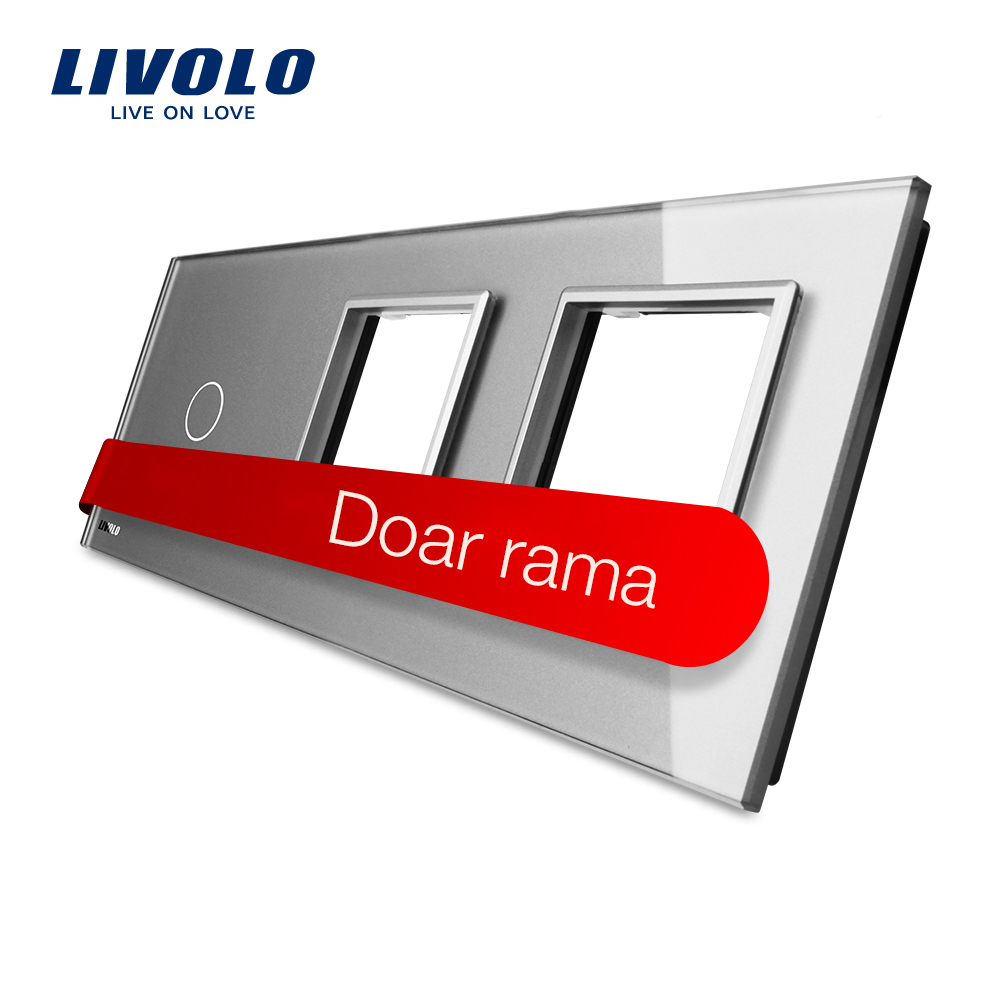 Panou Touch Livolo Sticla cu 2 Prize - imagine 15