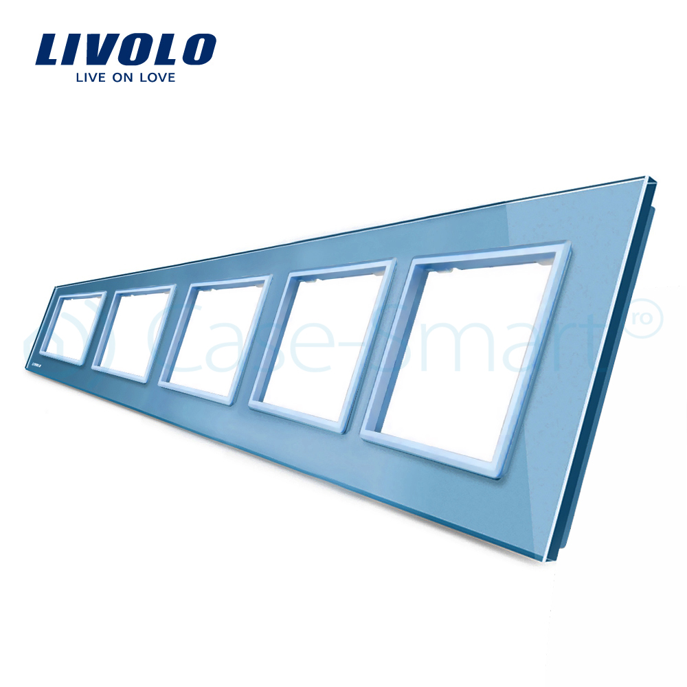 Rama Cvintuplă Sticlă Livolo, Panou Crystal - imagine 14