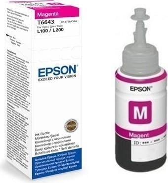 Cartus Cerneala Epson T6643 Magenta 70ml - Imprimari Vibrante - imagine 2